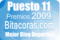 Puesto 11 Mejor Blog Deportivo Bitácoras.com